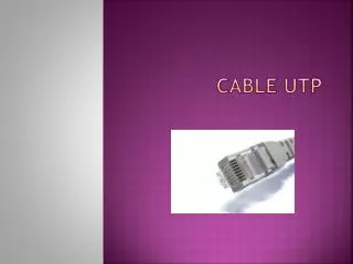 cable utp