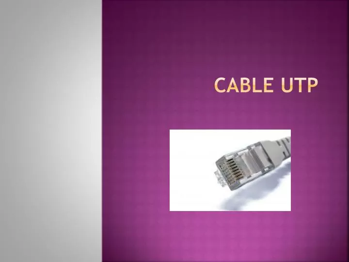 cable utp