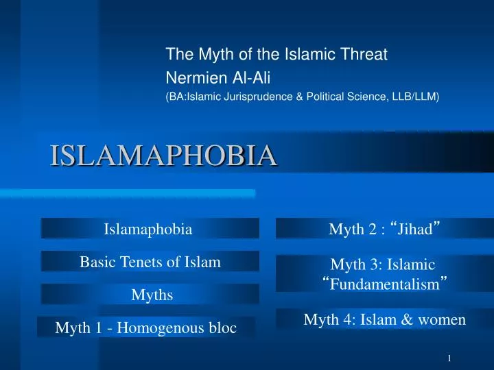 islamaphobia