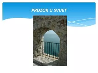 prozor u svijet
