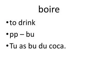 boire