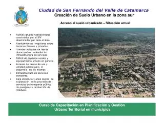 ciudad de san fernando del valle de catamarca creaci n de suelo urbano en la zona sur