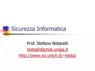 Sicurezza Informatica