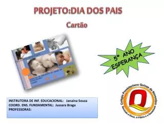projeto dia dos pais