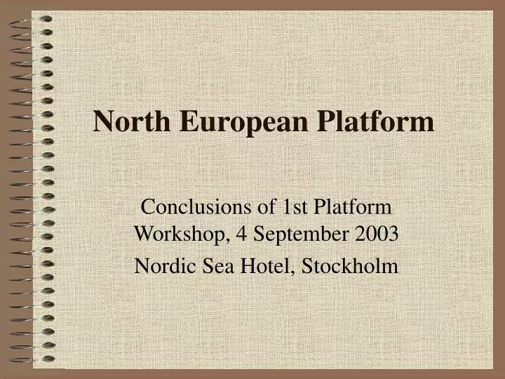 north european platform