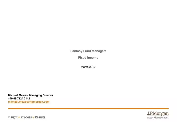 fantasy fund manager fixed income