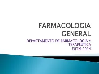 farmacologia general