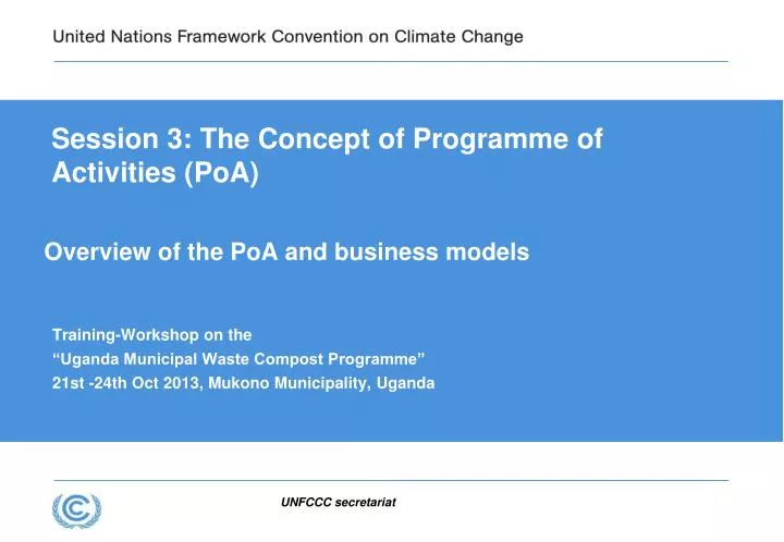 overview of the poa and business models