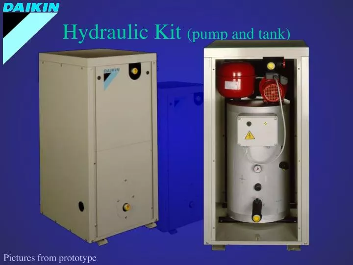 hydraulic kit pump and tank