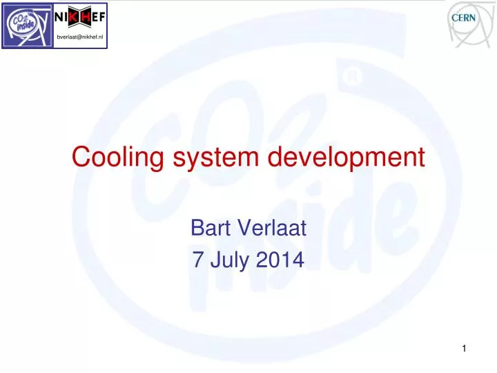 cooling system development