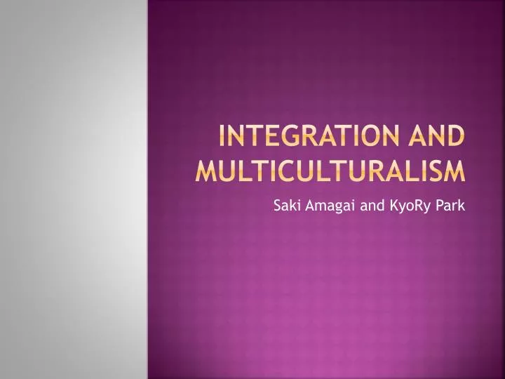 integration and multiculturalism
