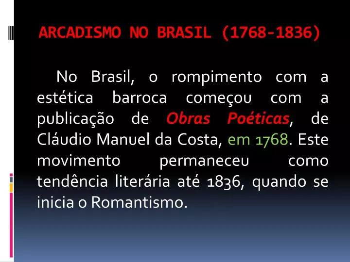 arcadismo no brasil 1768 1836