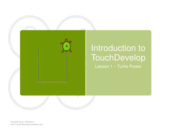 introduction to touchdevelop