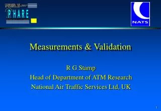 Measurements &amp; Validation