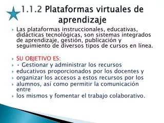 1 1 2 plataformas virtuales de aprendizaje