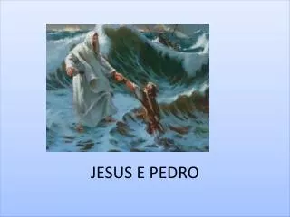 jesus e pedro