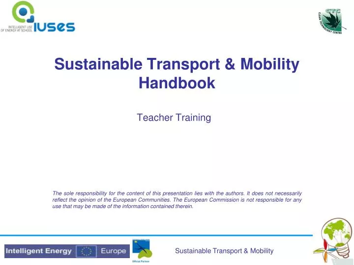 sustainable transport mobility handbook