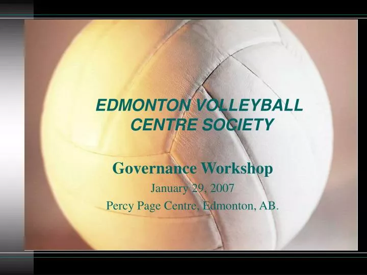 edmonton volleyball centre society