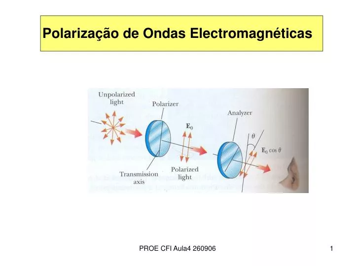 polariza o de ondas electromagn ticas