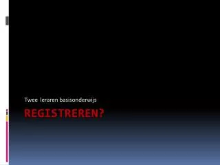 twee leraren basisonderwijs