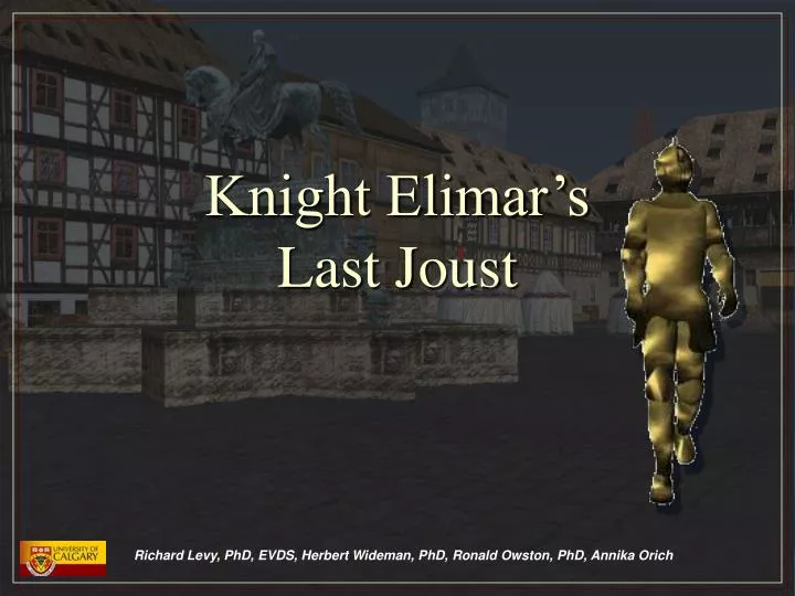 knight elimar s last joust