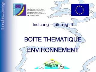indicang interreg iii