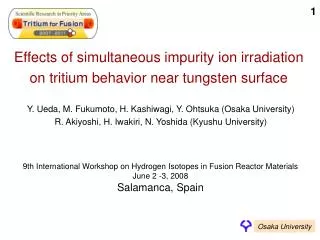 Effects of simultaneous impurity ion irradiation on tritium behavior near tungsten surface