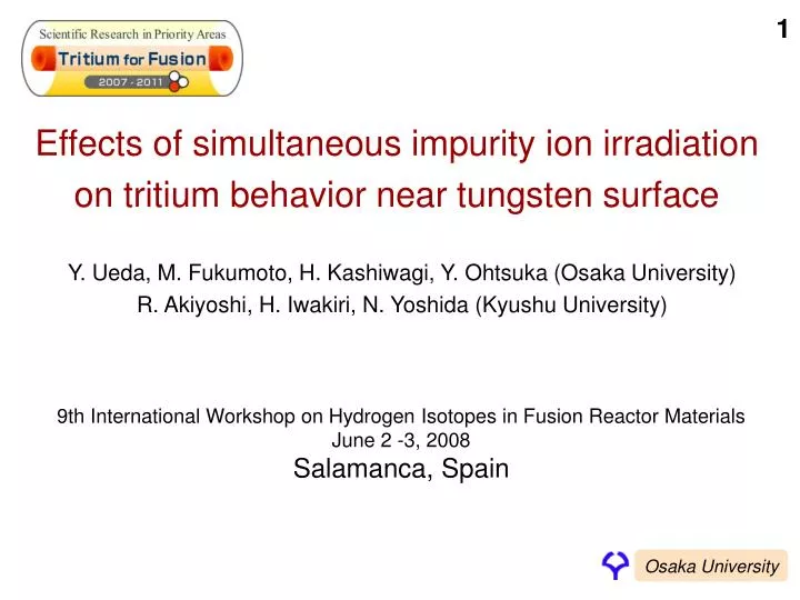 effects of simultaneous impurity ion irradiation on tritium behavior near tungsten surface