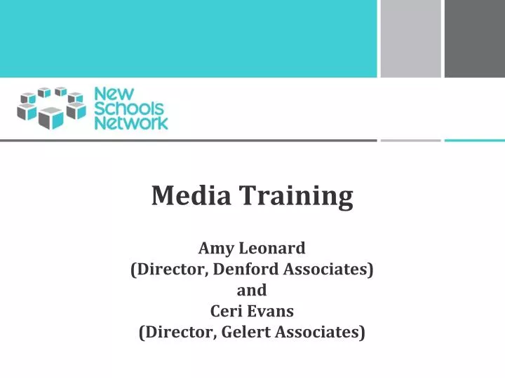 media training amy leonard director denford associates and ceri evans director gelert associates