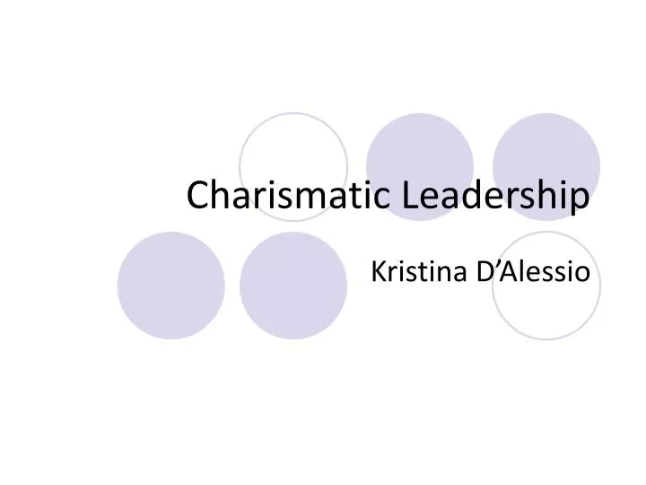 charismatic leadership