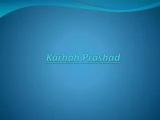 Karhah Prashad