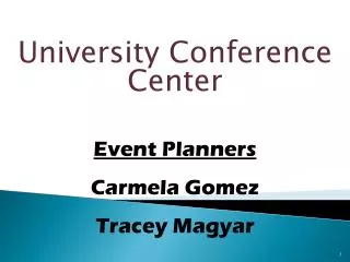 University Conference Center