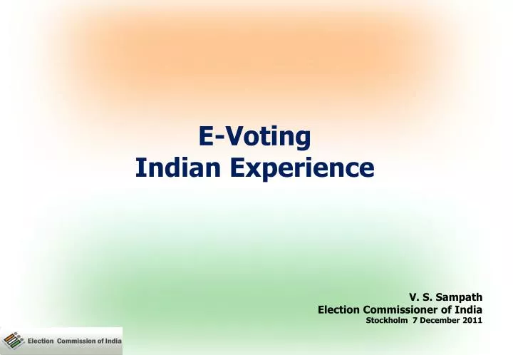 e voting indian experience