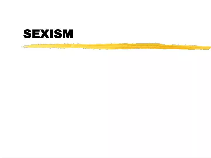 sexism