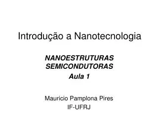 introdu o a nanotecnologia