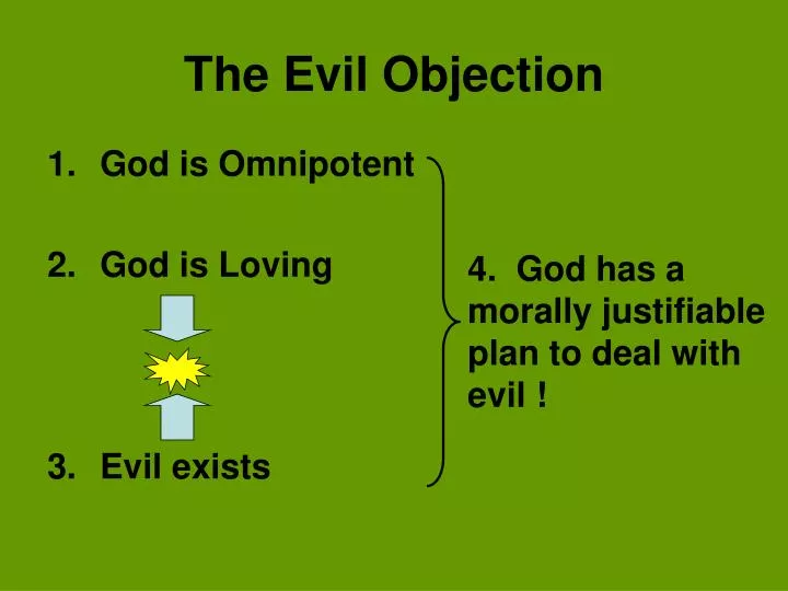 the evil objection