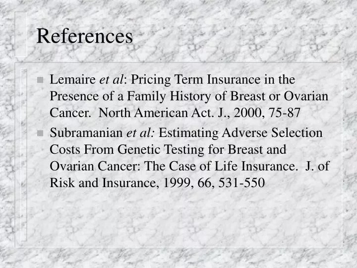 references