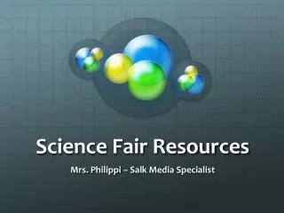 Science Fair Resources