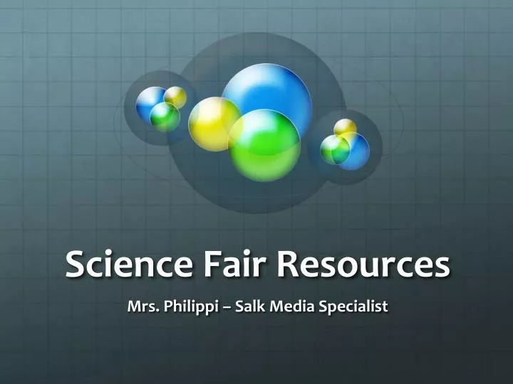 science fair resources
