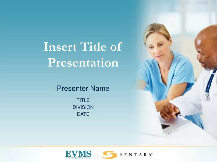 insert title of presentation