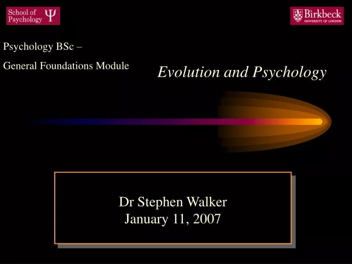 evolution and psychology