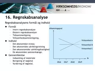 16 regnskabsanalyse