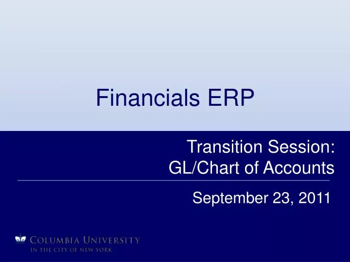 financials erp