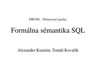 form lna s mantika sql