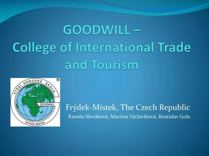 goodwill colle ge of international trade and tourism