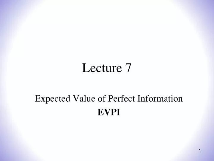 lecture 7