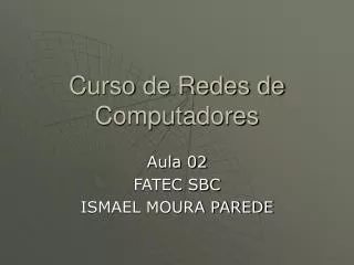 curso de redes de computadores
