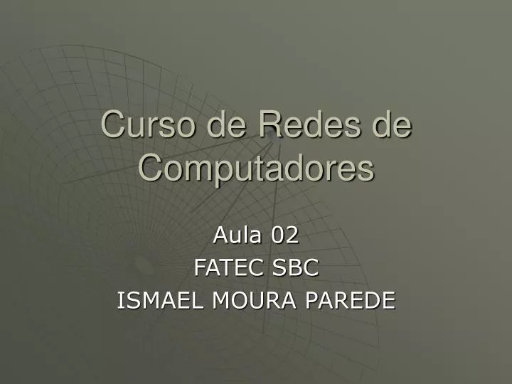 curso de redes de computadores