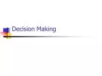 Decision Making - slide 1