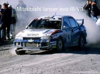 Mitsubishi lancer evo III-VII